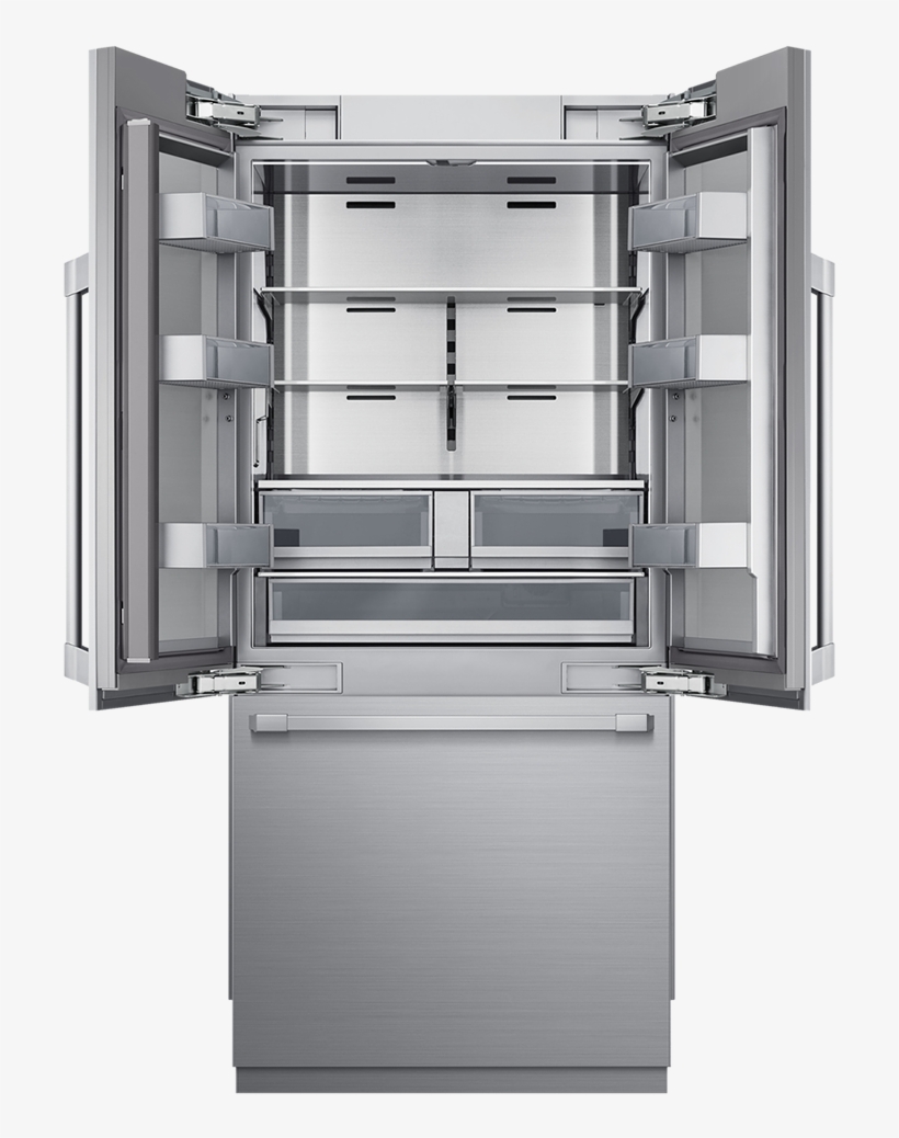 Dacor Cooling Refrigeration Bottom Freezer Drf36 Stainless - Dacor Drf367500ap, transparent png download