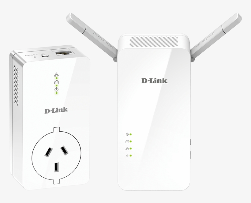 Png , Download - D-link Dhp-p601av 1000mbit/s Ethernet Lan White 2pc(s), transparent png download