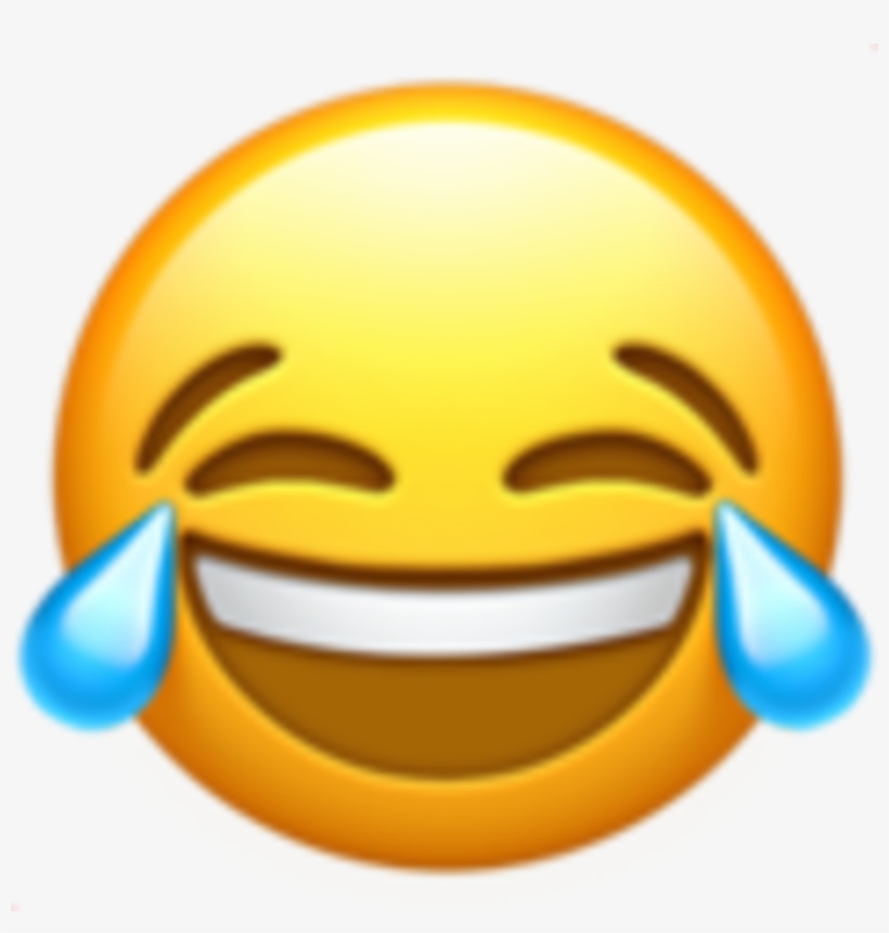 Laugh Cry Emoji Updated, transparent png download