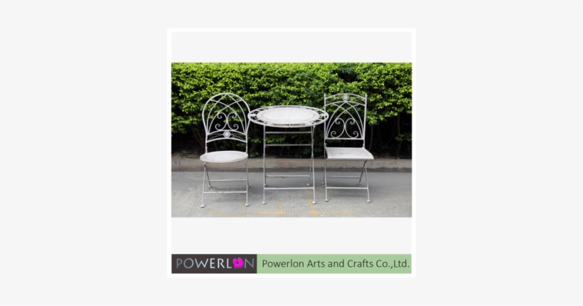Outdoor Furniture Wrought Iron Garden Line Patio Set - Furniture, transparent png download