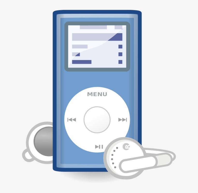 Multimedia Player Ipod Mini Blue - Ipod Clipart, transparent png download