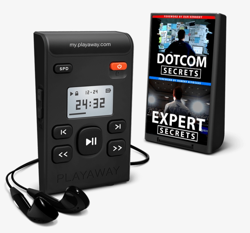 Get A Real Pre-loaded Mp3 Player With Both Of The Audiobooks - One Time Offer Clickfunnels, transparent png download