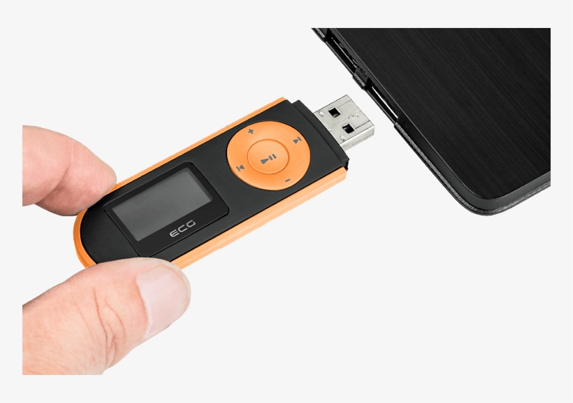 Ecg Pmp 20 4gb Black&orange Mp3 Player PNG Image Transparent PNG