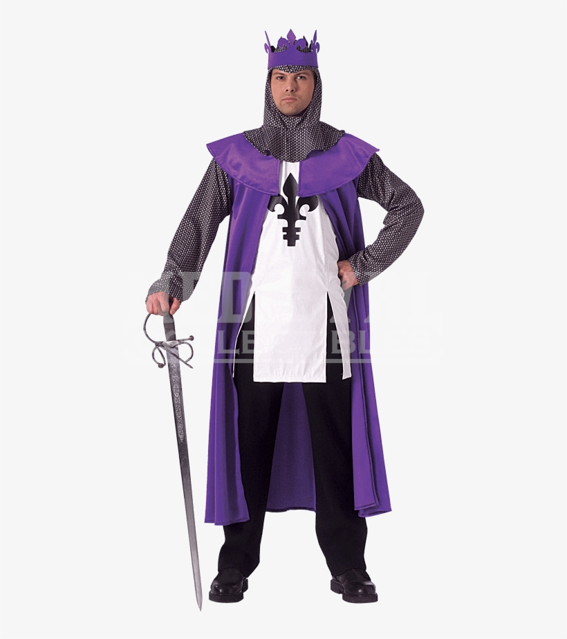Mens Renaissance King Costume - Renaissance King Men's Medieval Costume, transparent png download