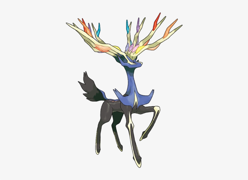 Xerneas Is The Mascot Legendary Pokémon For Pokémon - Pokémon X [3ds Game], transparent png download