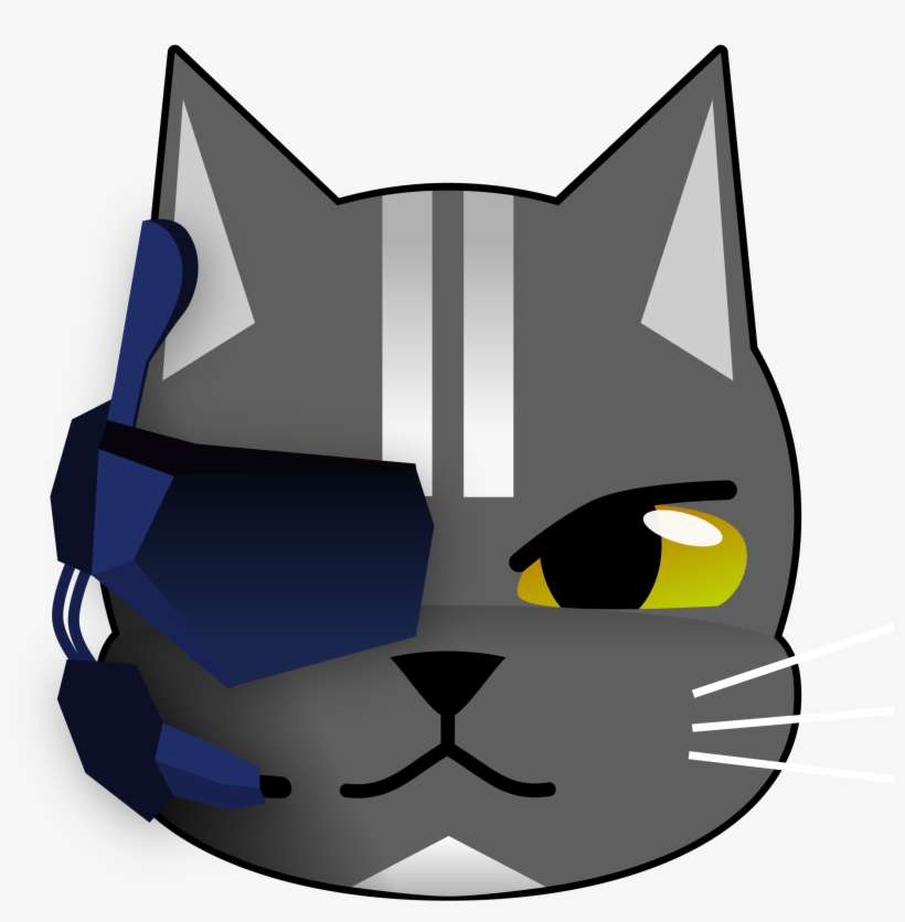 Futuristic Cat, transparent png download