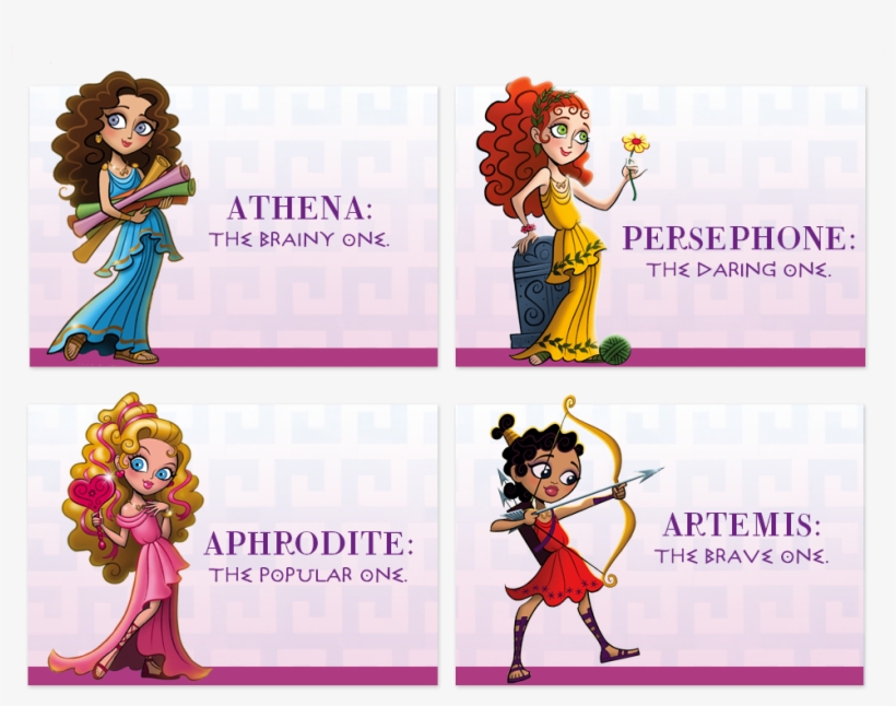 Athena The Brain - Aphrodite The Beauty By Suzanne Williams & Joan, transparent png download