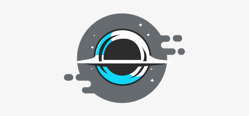 Scientific Blackhole Sticker - Circle, transparent png download