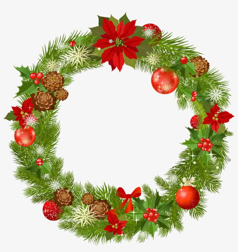 Фото, Автор Missis - Christmas Wreath With Bells, transparent png download