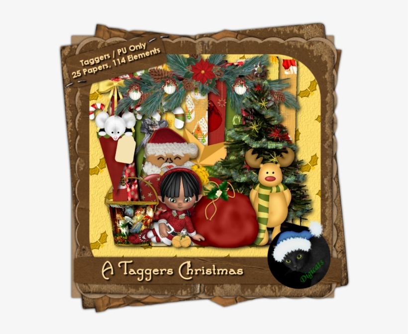 A Tagger's Christmas Photo Dcd Ataggersxmas Ts - Borders And Frames, transparent png download