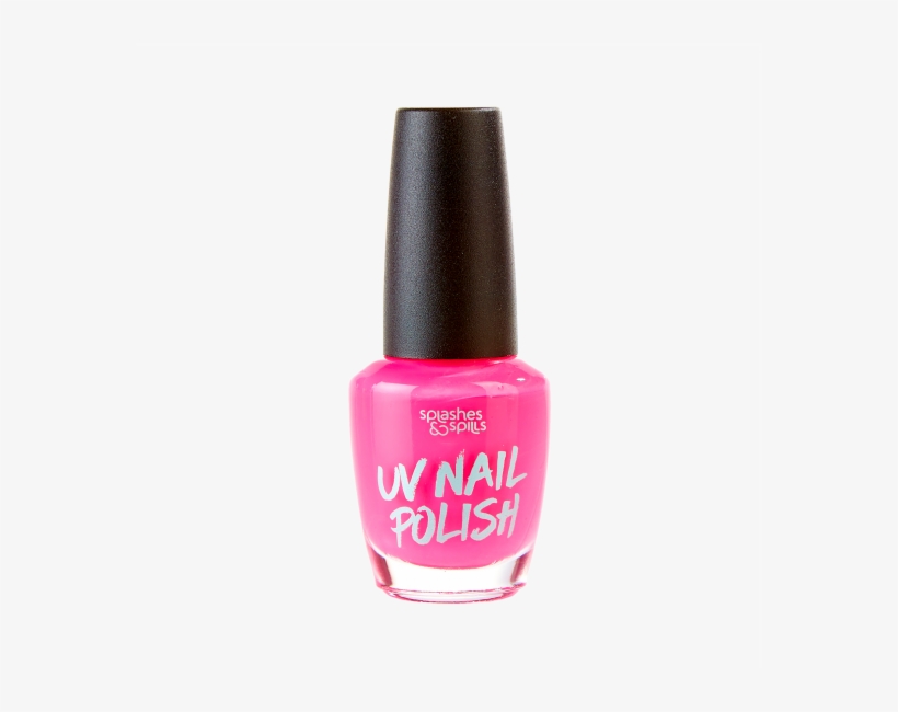 Uv Nail Polish - Splashes & Spills Halloween Nail Polish - Uv Pink, transparent png download