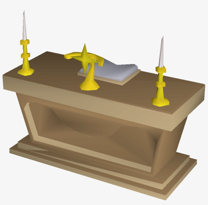 Oak Altar Built - Scale Model, transparent png download