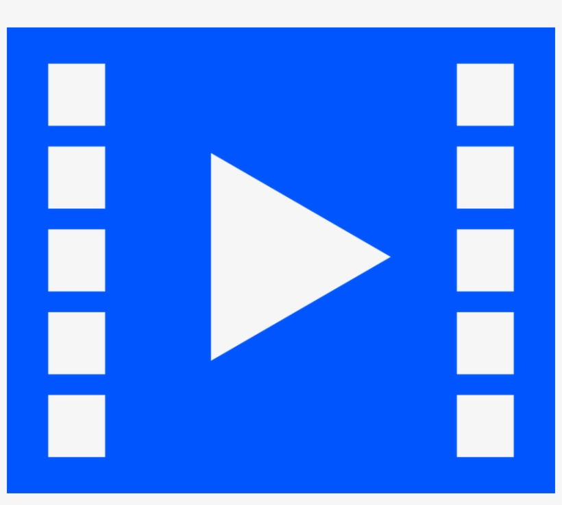 Film,play,icon,free - वीडियो मई ब्लू पिक्चर, transparent png download