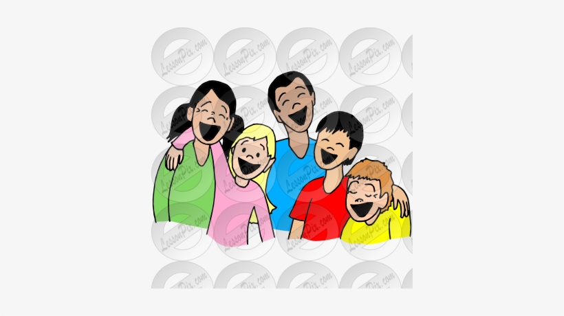 Friends Laughing Picture For Classroom / Therapy Use - Cartoon, transparent png download