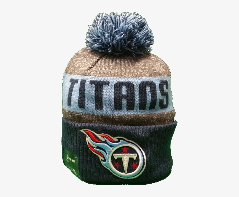 Tennessee Titans 2016-2017 Sideline Knit Pom Toque - New Era Nfl Sideline Beanie - Tennessee Titans, transparent png download