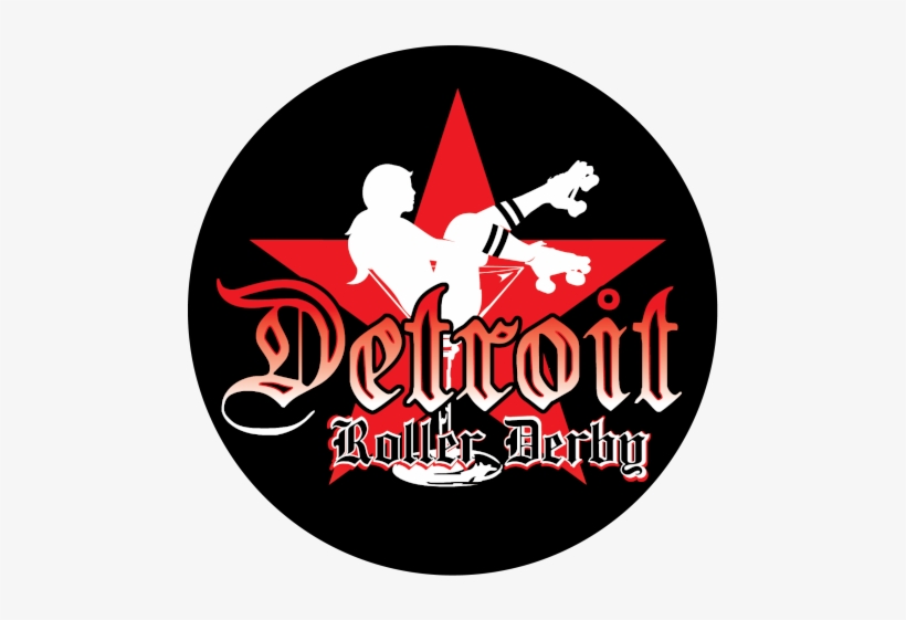 Detroit Roller Derby - Detroit Roller Derby Logo, transparent png download