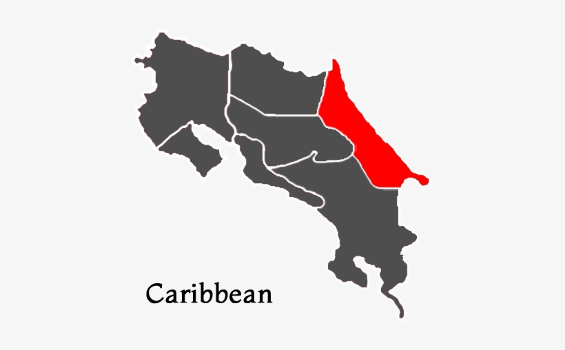 Costa Rica Black Shape, transparent png download