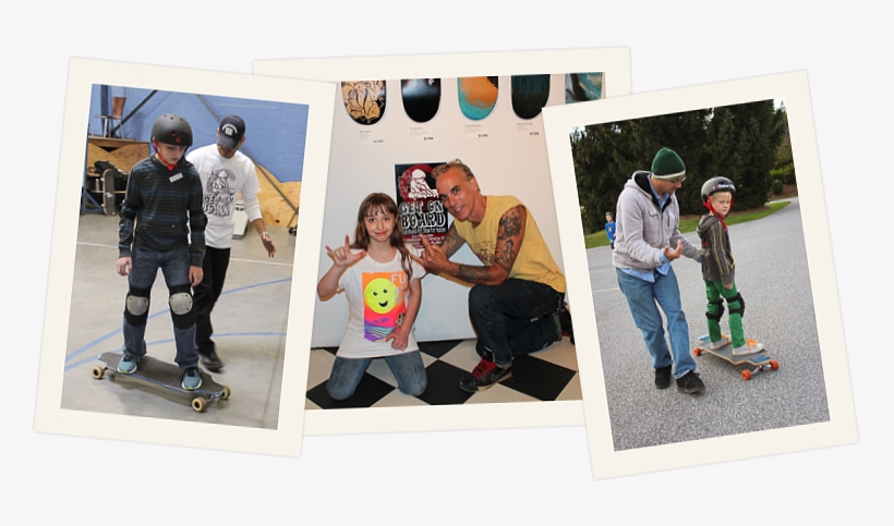 Get On Board Skateboarding Empowers Children With Autism - Child, transparent png download