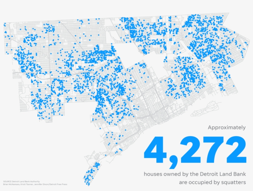 How Does Detroit Land Bank Know How Many Homes Are - Detroit, transparent png download
