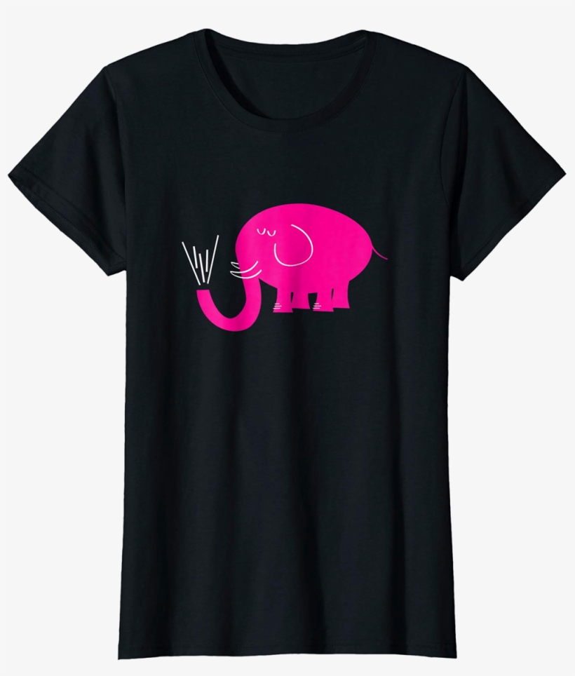 Funky Pink Elephant T-shirt - Youth: Superman - Cool Word Supes, transparent png download
