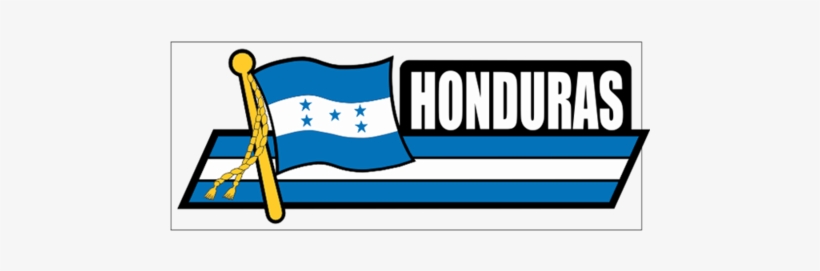 Honduras Flag Car Sidekick Decal - Car, transparent png download