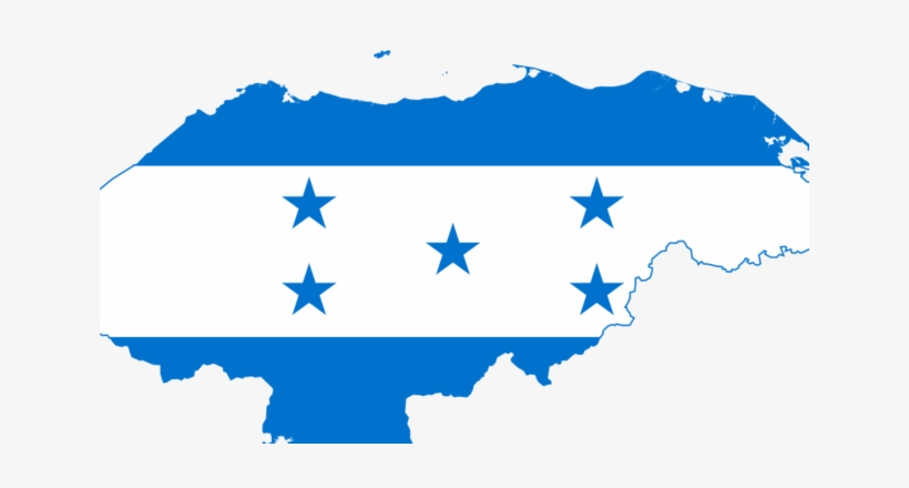 🇭🇳aph Honduras🇭🇳 - Honduras Map Outline Flag, transparent png download
