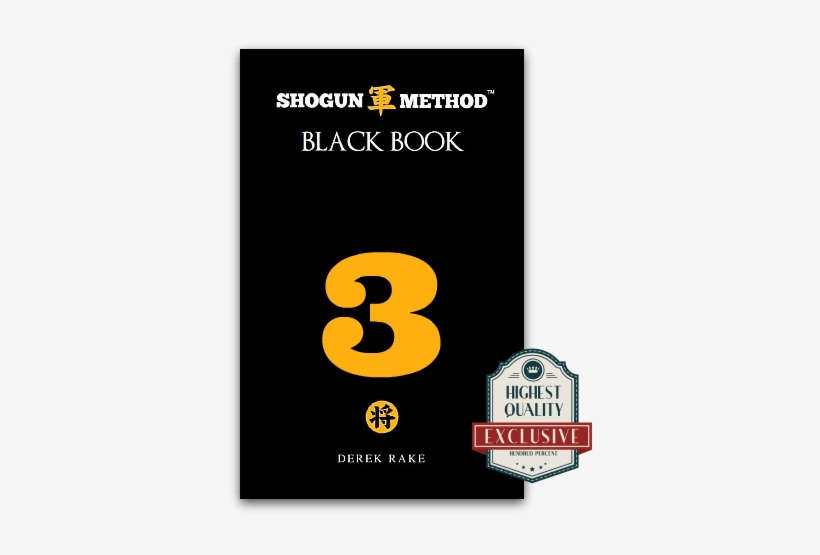 Shogun Method Black Book Vol - Book, transparent png download