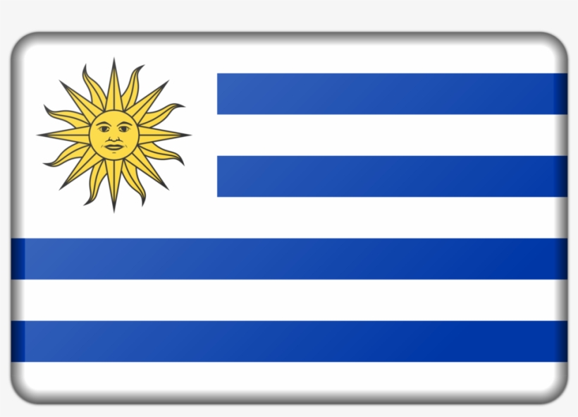 Flag Of Uruguay National Flag Coat Of Arms Of Uruguay - Argentina Vs Uruguay Flag, transparent png download