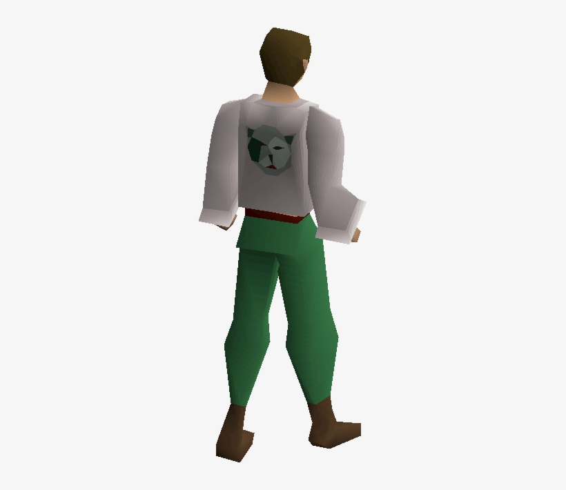 Bob's Green Shirt Equipped - Bob Shirt Runescape, transparent png download