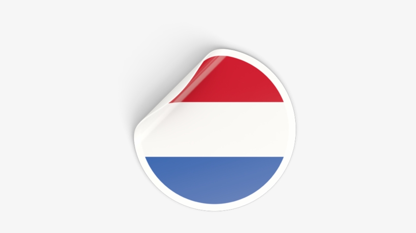 Illustration Of Flag Of Netherlands - Paraguay Sticker, transparent png download