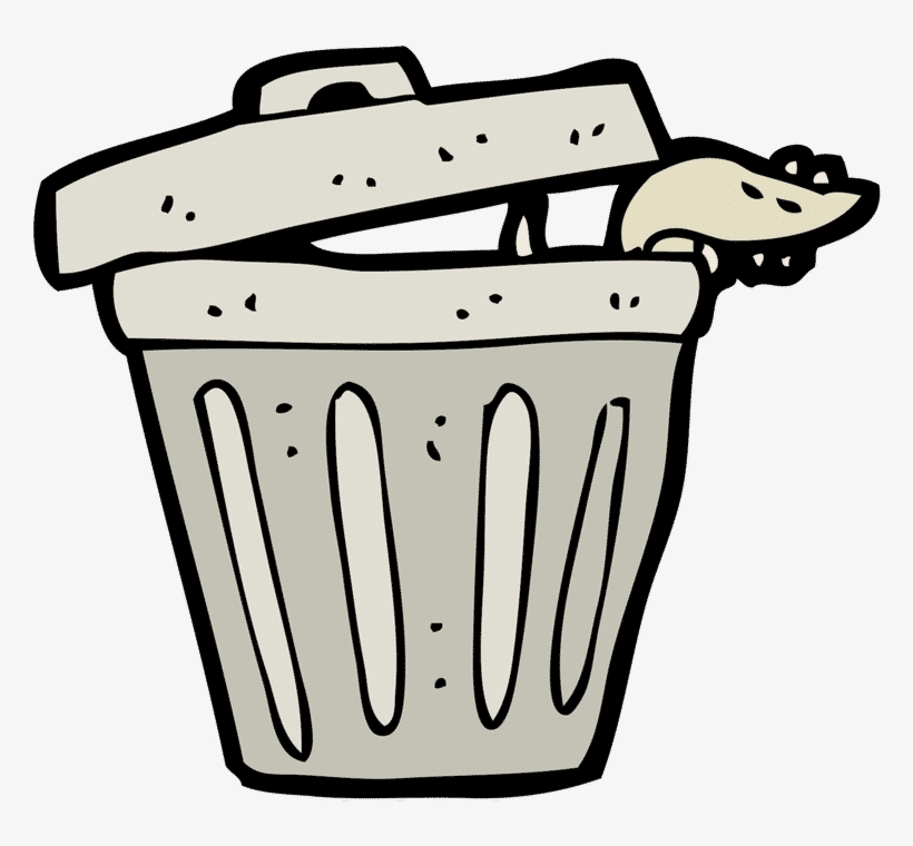 Trash Can - 0shares - Rat In A Can Clipart, transparent png download