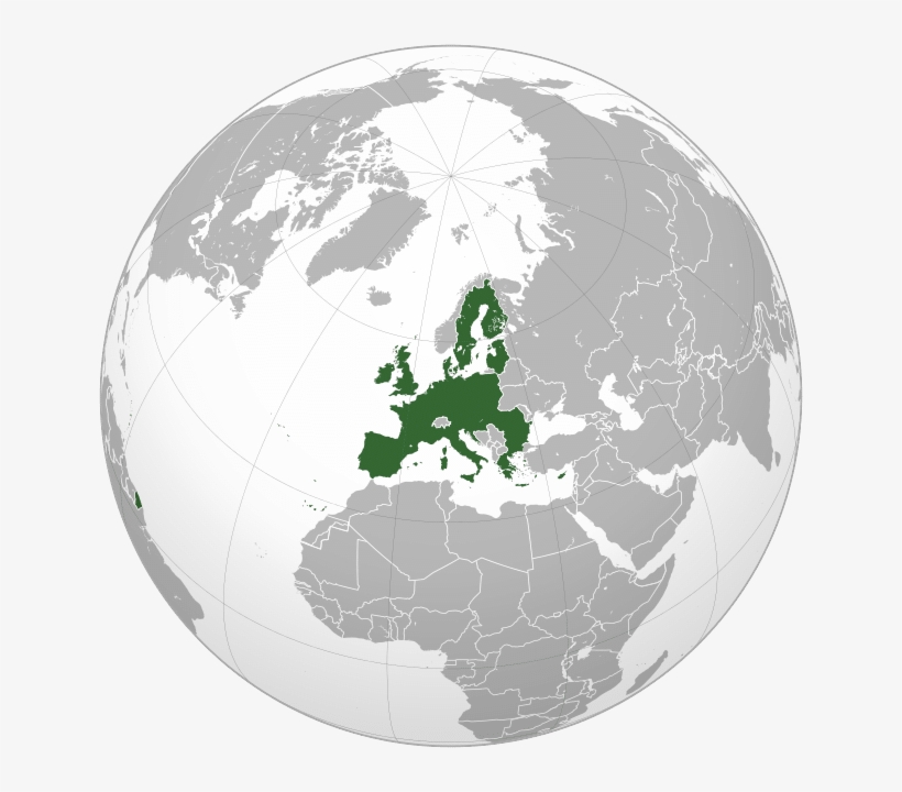Where In The World - European Union Globe, transparent png download
