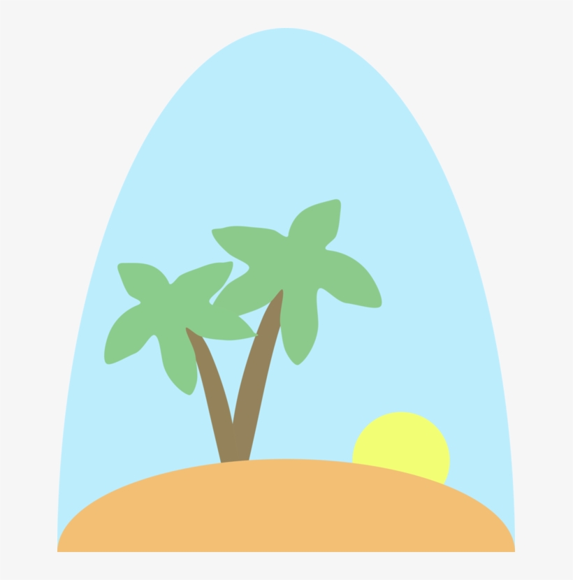 Tropical Islands Resort Beach Desert Island - Deserted Island Cartoon Png, transparent png download