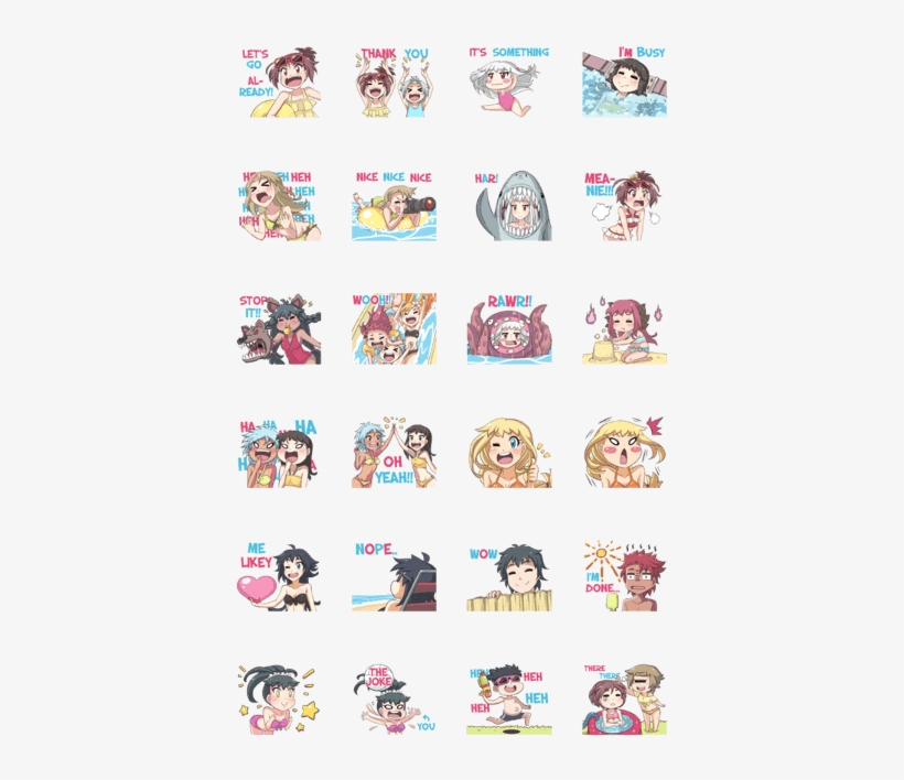Lily & Marigold Tropical Island - Sticker, transparent png download