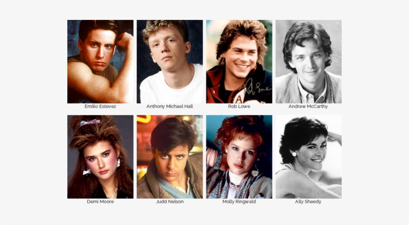 Brat-pack - (ss3445416) Rob Lowe Movie, transparent png download