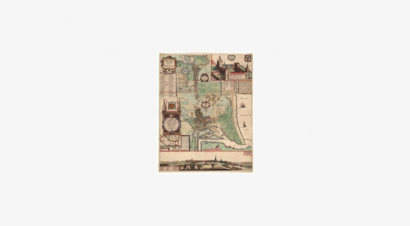 An Early Map Of Aberdeen - Old Map Of Aberdeen, transparent png download