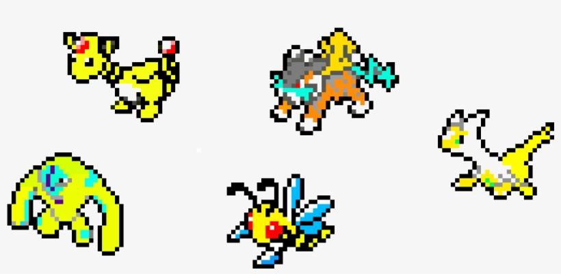 A Wild Beedrill And Latias And Deoxys - Pixel, transparent png download