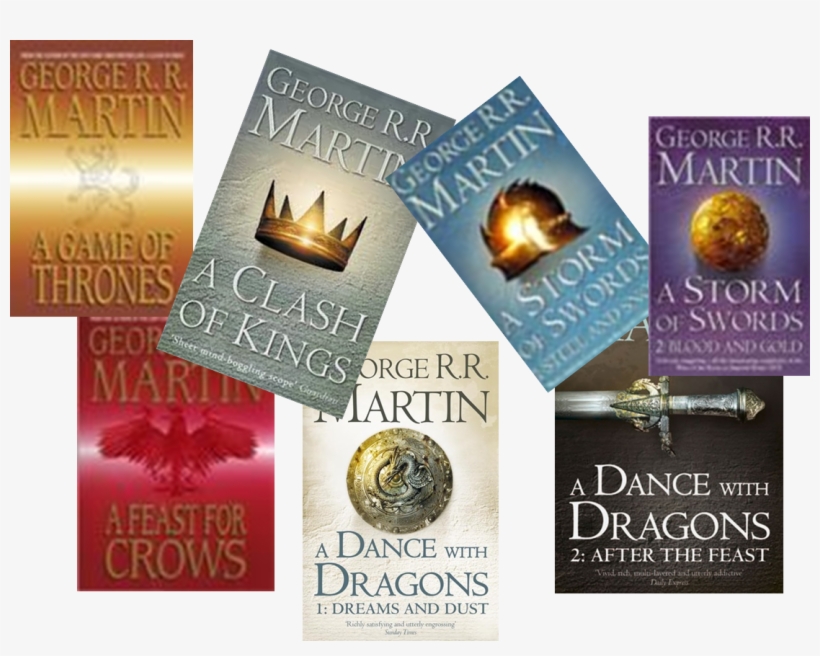Song Of Ice And Fire Series Cover Images - George Rr Martin A Song Of Ice, transparent png download
