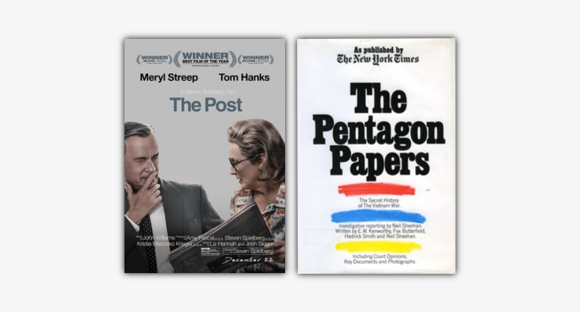 Spielberg Starring Tom Hanks And Meryl Streep - Pentagon Papers Book, transparent png download
