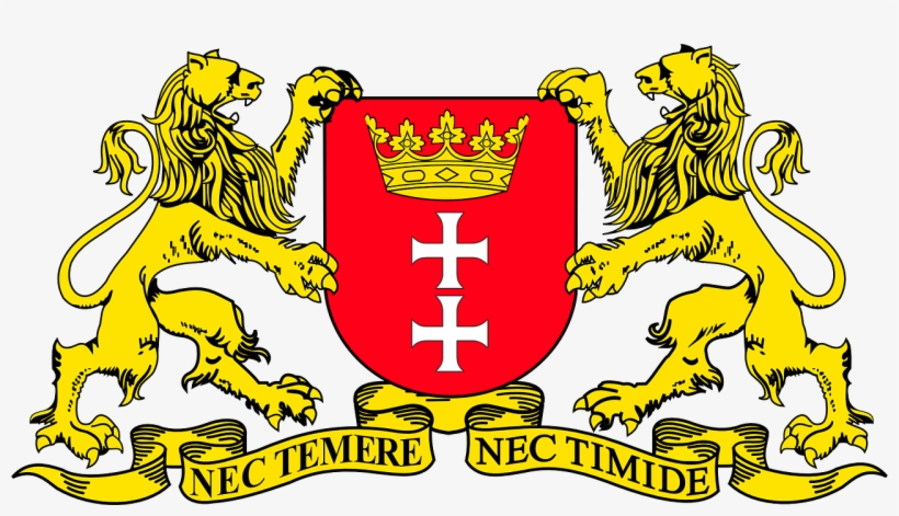 Coat Of Arms,crest,helmet - Gdansk Coat Of Arms, transparent png download