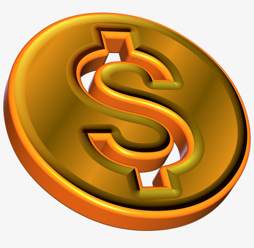 Coin, Money, Token, Currency, Cash, Dollar, Banking - Money Token, transparent png download