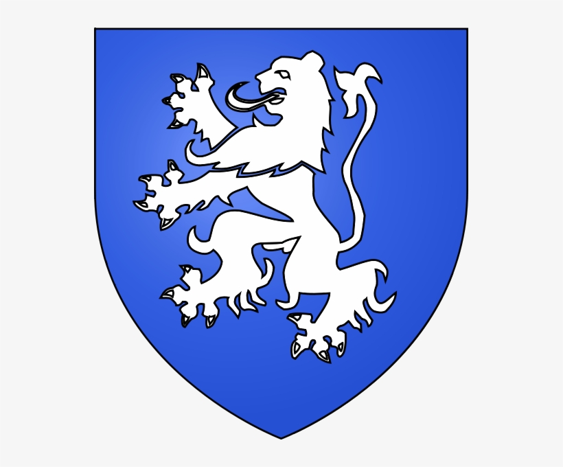 Lamont Of That Ilk Azure, A Lion Rampant, Argent - Home Coat Of Arms, transparent png download