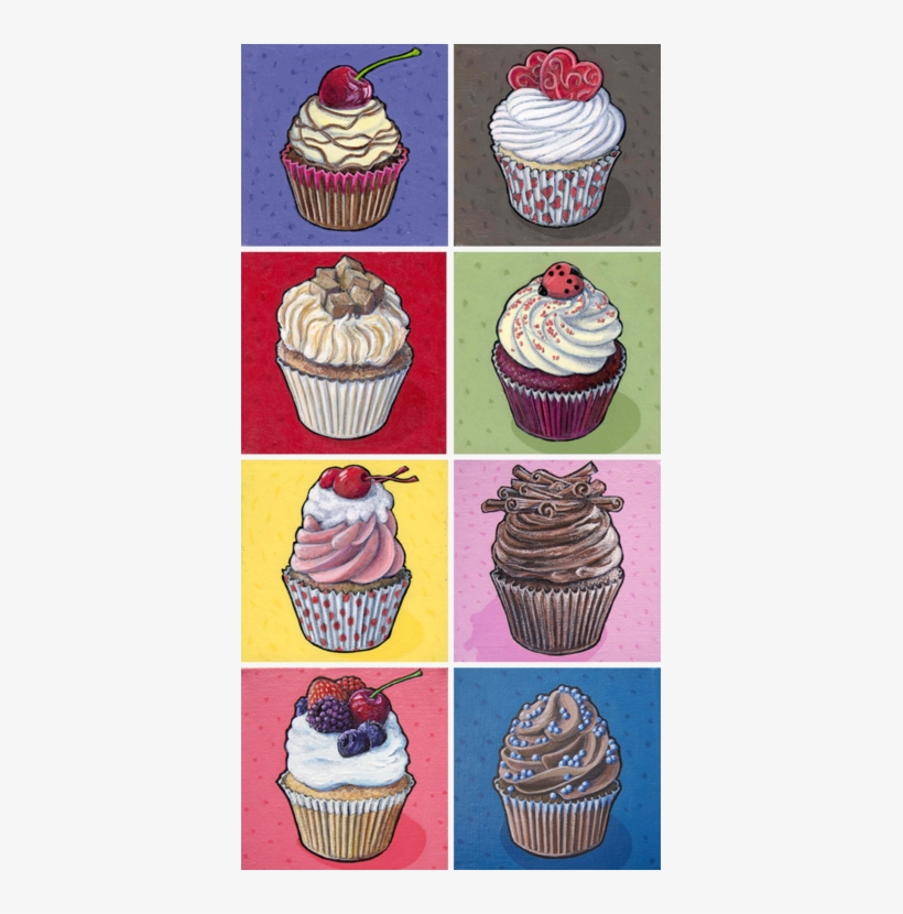 #cupcakes #artwork #cute - Cupcake, transparent png download