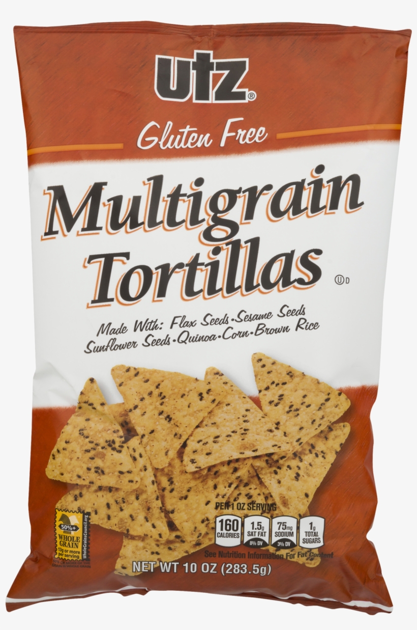 Utz Tortillas, Multigrain - Utz Tortillas, Multigrain - 10 Oz Bag, transparent png download