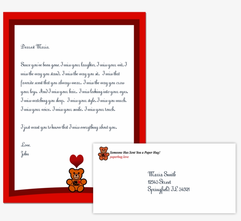 Let's Send Love - Love Letter, transparent png download