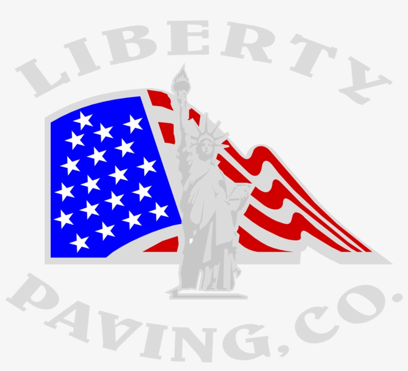Liberty Paving Company - American Flag Vector, transparent png download