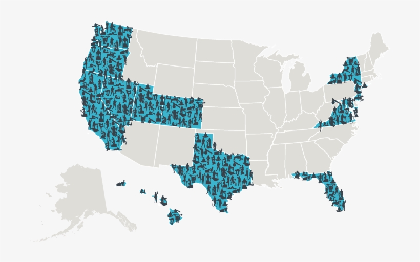 400 Clubs In 13 States - States With No Income Tax, transparent png download