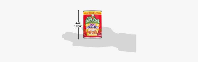 Chef Boyardee Mini Abc's And 123's, - Chef Boyardee Pasta On Tomato & Cheese Sauce, Abc's, transparent png download