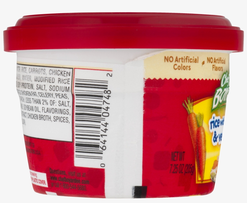 Chef Boyardee Rice With Chicken & Vegetables, - Chef Boyardee Chicken Jalapeno Alfredo 7.25 Oz. Cup, transparent png download