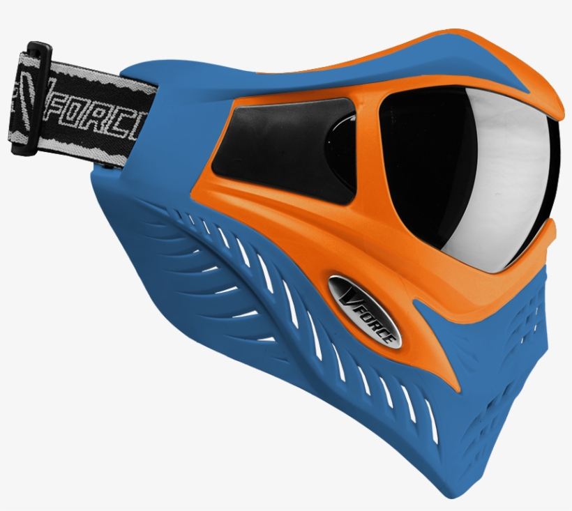 Vforce Grill Paintball Mask - Gi Sportz V-force Grill Paintball Mask/goggles, transparent png download